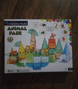MAGNA-TILES Animal Park 70-Piece Set Educational Learning Toy New