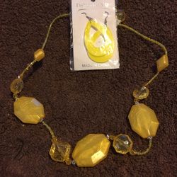 Fashion Jewelry One Necklace One Pair Of Earring For Just 6.00