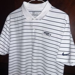 Nike (L) Seattle Seahawks Golf Shirt 