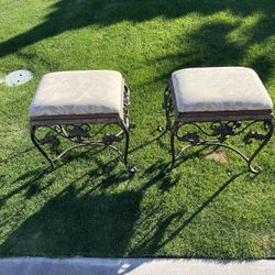 Set Of 2 Ottomans