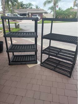 HEAVY DUTY PLASTIC SHELVES