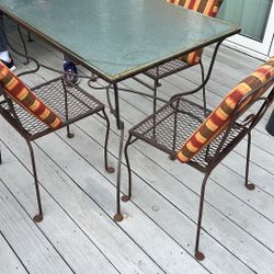 1950s Iron Table 