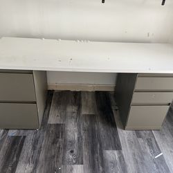 File cabinet desk