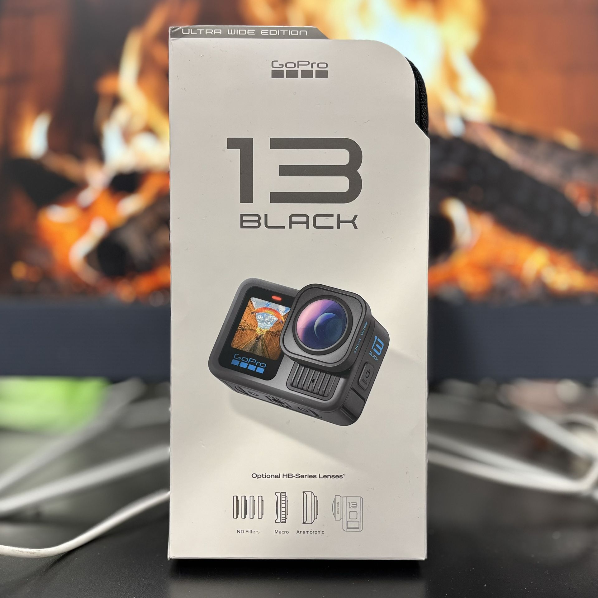 GoPro HERO13 Black is a waterproof action camera with 5.3K60 video, 27MP