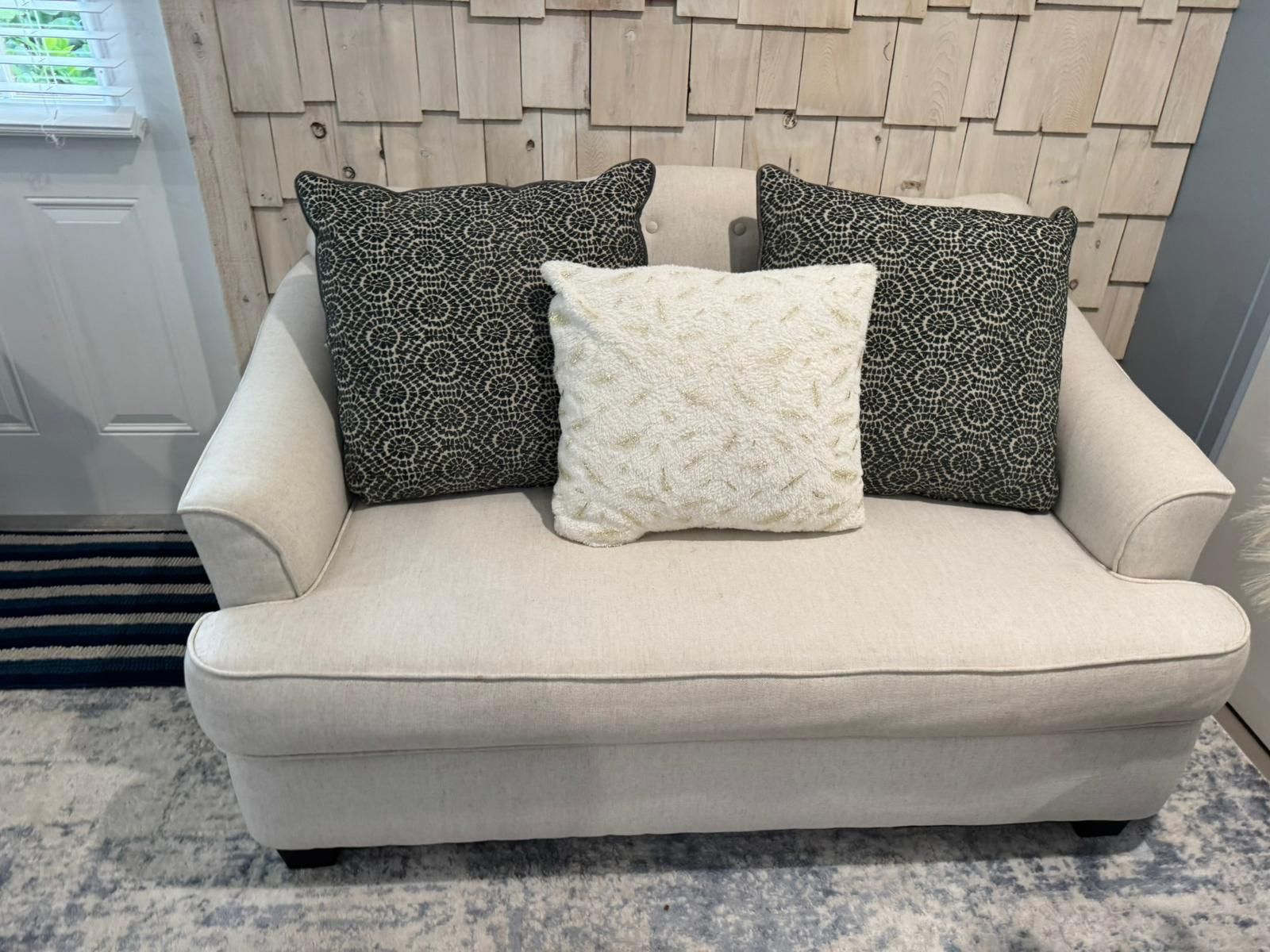 Cozy Cream Loveseat