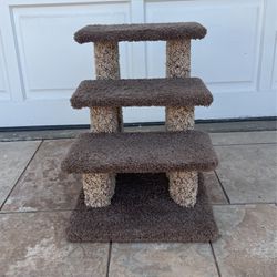 Dog Stairs - Quality Wood & Carpeted 