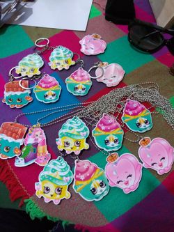 Shopkins Necklaces and Keychains