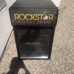 Rockstar Energy Mini Fridge. Never Used. Read Description 