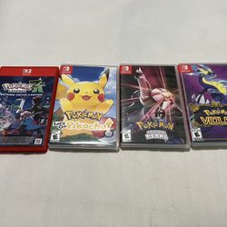 Pokemon Nintendo switch games prices on description 