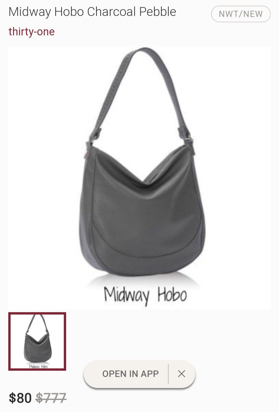 Jewel by Thirty- One Midway Purse *NEW*