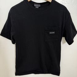 H&M Relaxed Fit Black T-Shirt – XS