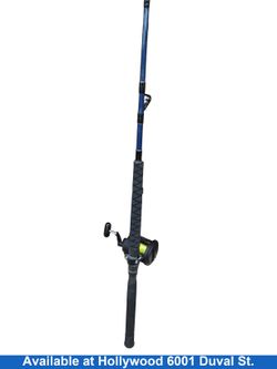 Ocean Master Omsu-3c Blue Fishing Rod & Reel Combo