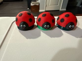 Lady Bug Fidget Clicker, 3D Printed