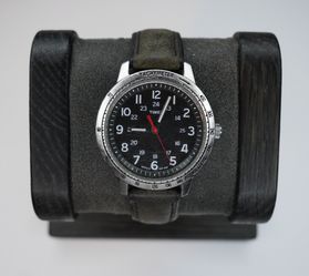 Timex Men’s Quartz Field Watch – Black Dial with Tachymeter Bezel