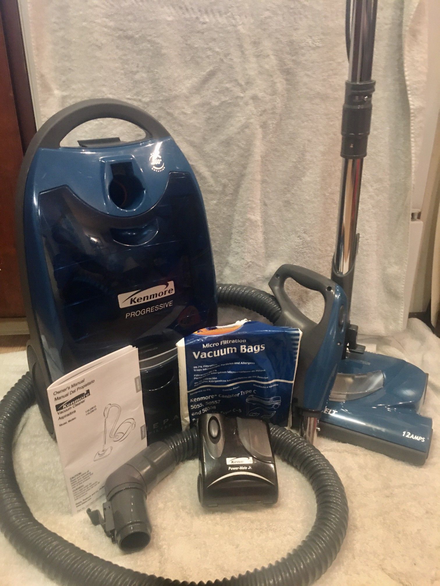 Kenmore 360 Progressive Vacuum Cleaner with Power Mate Nozzle