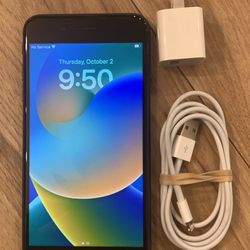 Apple iPhone 8Plus 64 GB Unlocked with Charging cable and Adapter