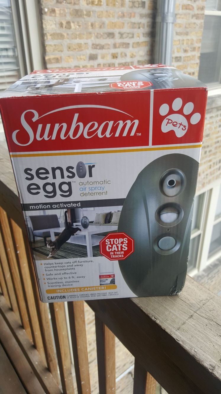 Sunbeam® Sensor Egg Automatic Cat Deterrent
