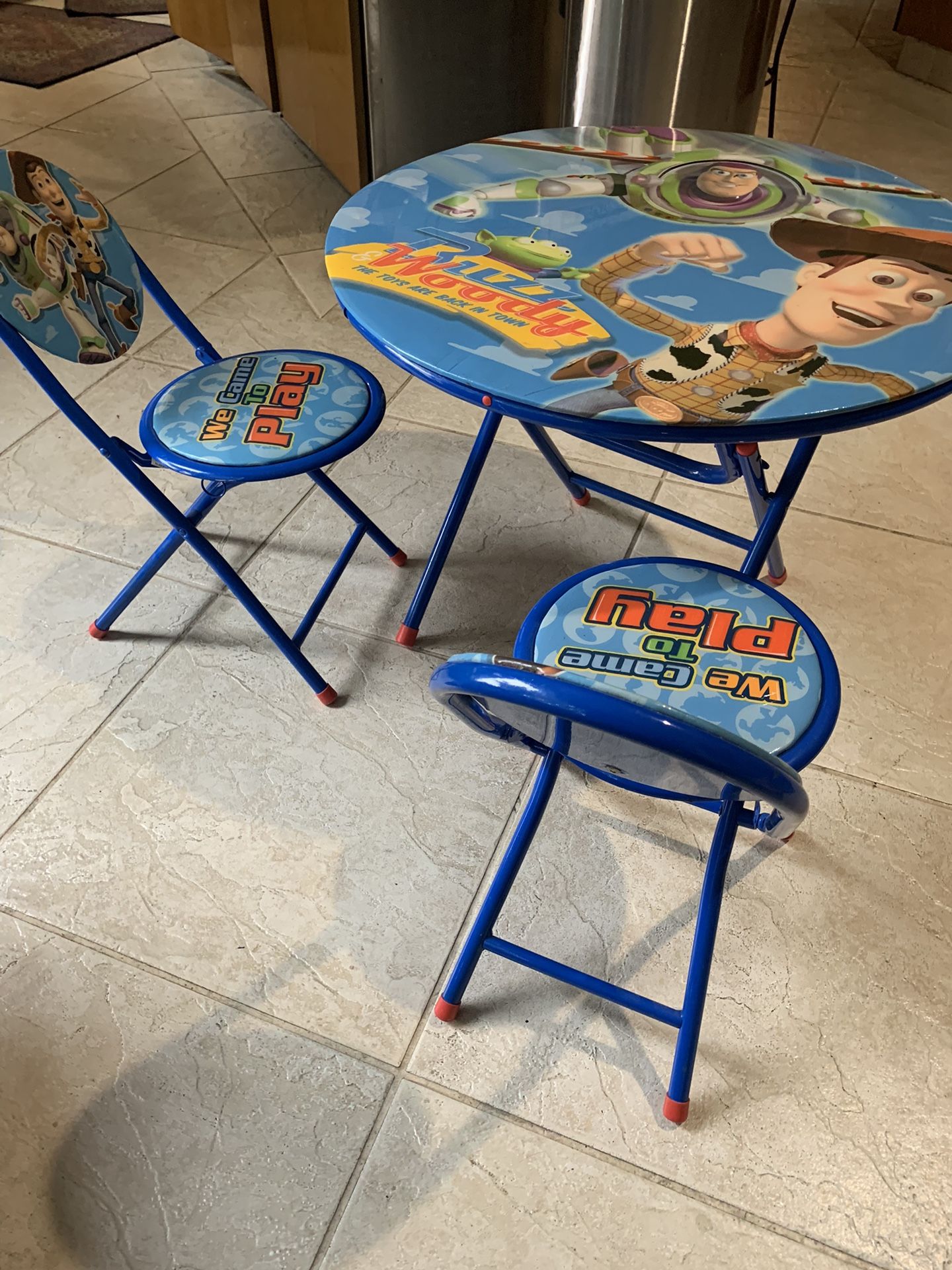 Toy Story Foldable Kids Table & 2 Chairs