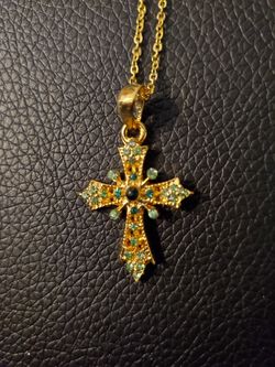Chain and Cross Charm .. NEW