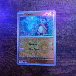 Cubone 076/159 Pokemon Card
