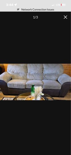 Cream colored couch