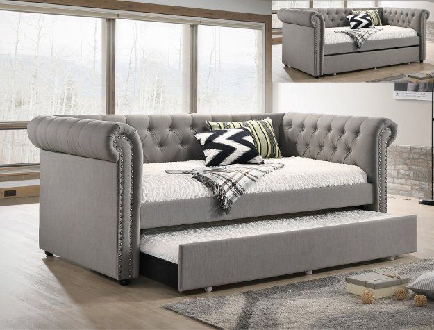 332DV-SET ELLIE DOVE GRAY DAYBED