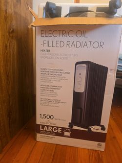 Electric Oil-Filled Radiator Heater 1500W