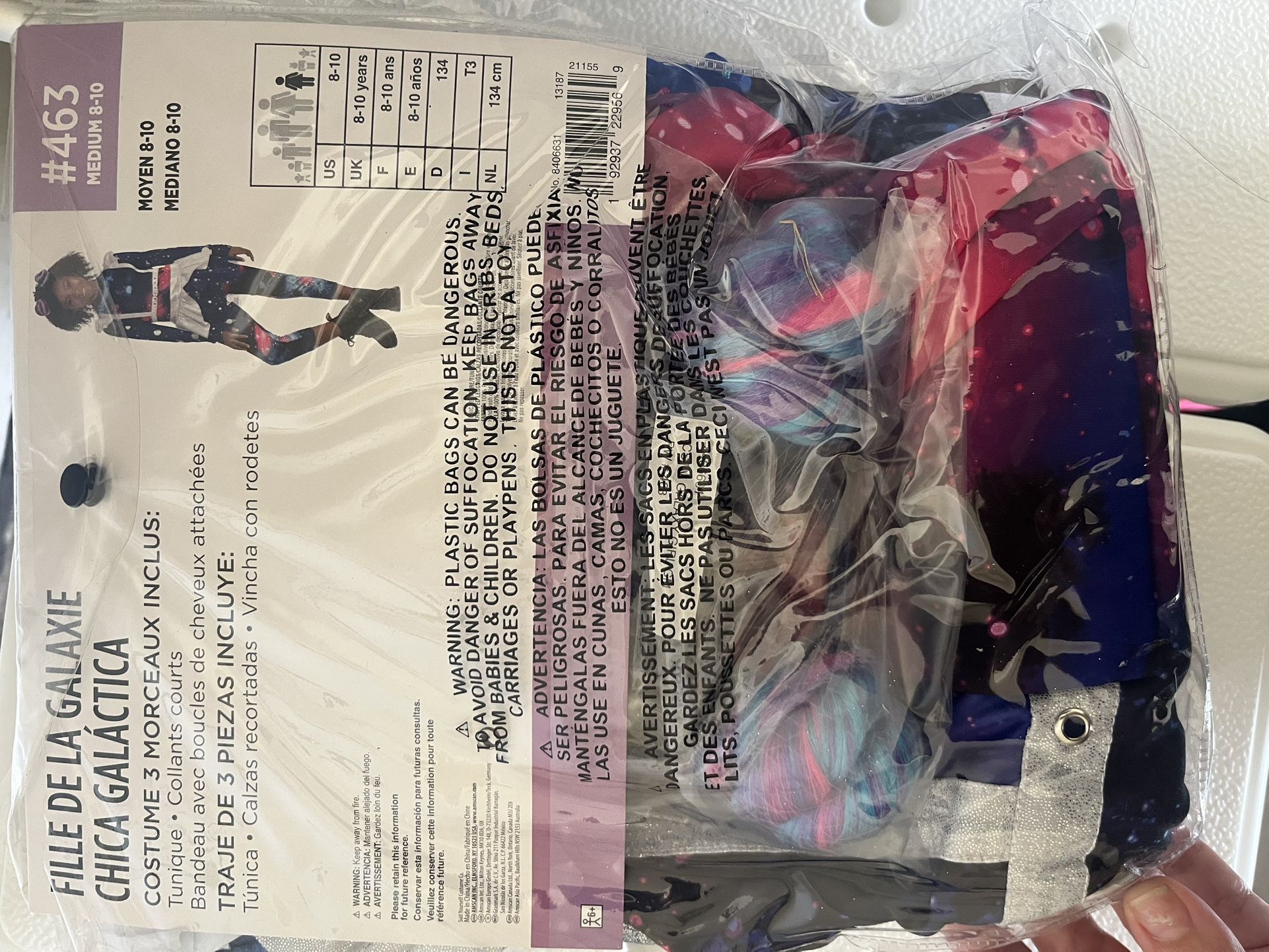 The Costume New In Packet Never Used!