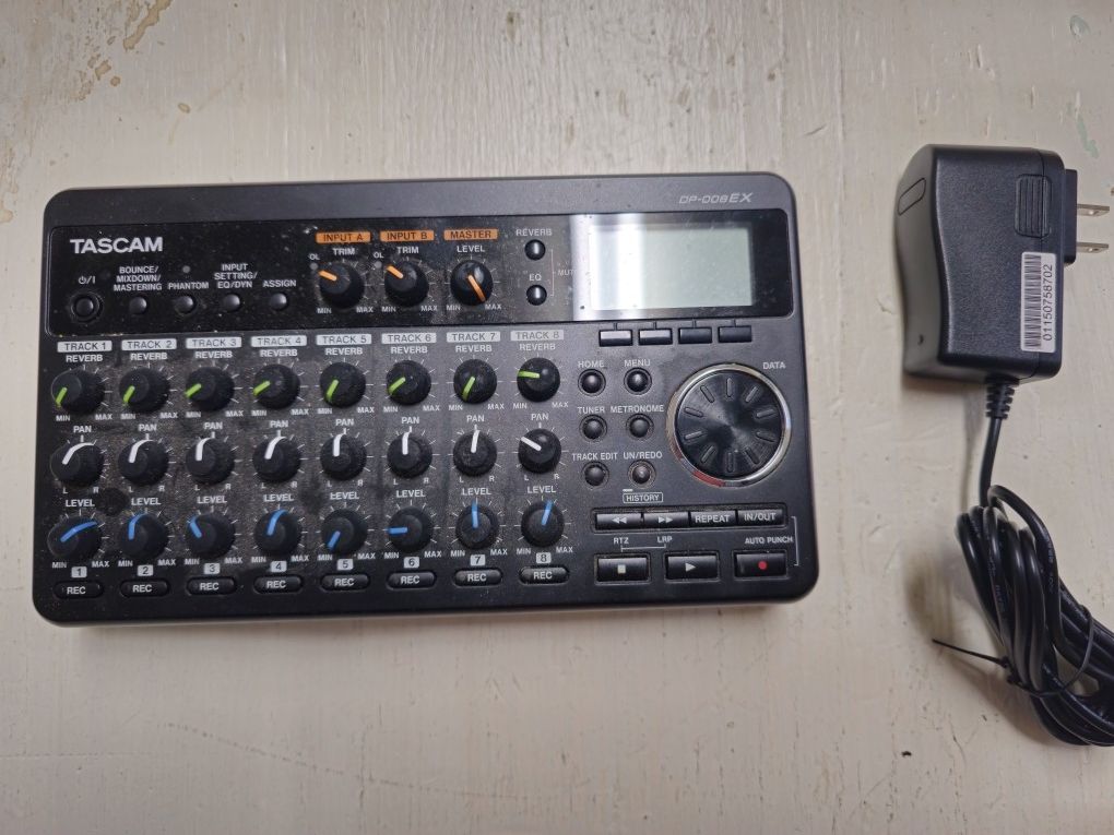 Tascam DP-008EX 8 Track Digital Audio Recorder