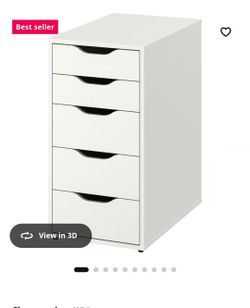​IKEA ALEX 4-Drawer Unit - White ($30)