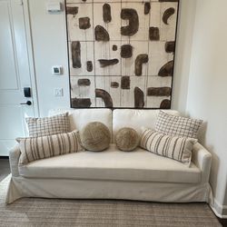 Brand New Model Home Couch – Clean, Neutral, Like New