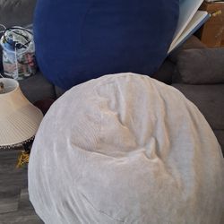 Large Bean Bags $40.00  Blue & Gray