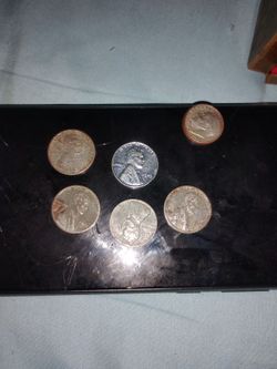 1943 Steel Pennies 1988/Double Rare Dime Stamped Penny