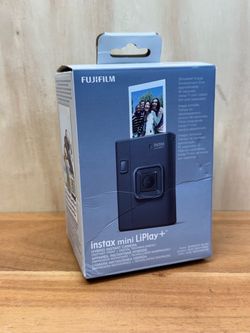 New!! Fujifilm instax Mini LiPlay+ Hybrid Instant Camera - Midnight Blue