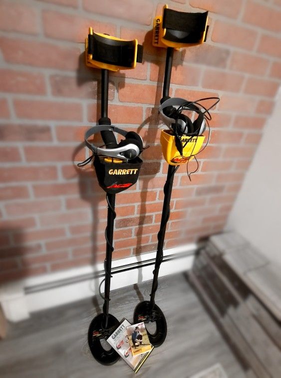 Two Garrett Ace 250 High Performance Metal Detectors