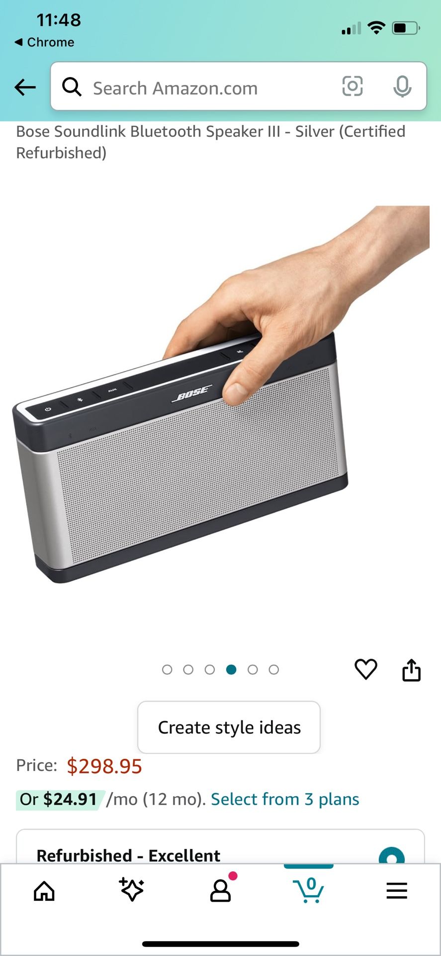 Bose Soundlink Bluetooth Speaker III - Silver