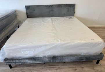 NEW 12” Inch King Size Comfortable Infused Cooling Gel Memory Foam Mattress ⭐️ Shop with $0 down financing ⚡️ Delivery Available 🚚
