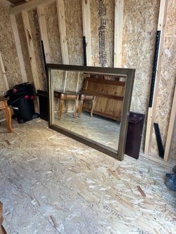 Victorian Style Mirror With Steel Metal Frame Well Built‼️$20‼️DELIVERY AVAILABLE FOR EXTRA FEE‼️