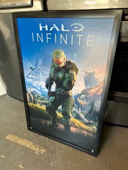 Halo Infinite - Primary Vertical Wall Poster, 34L" x 22.4W", Black Framed Version