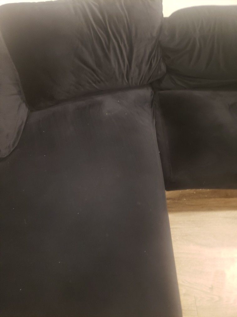 Suede Couch From Way Fair 