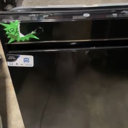 🥣 #173 GE DISHWASHER BLACK Outlet $365 🌟