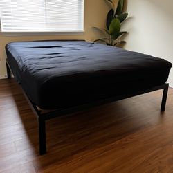 Black Metal Bed Frame- Queen 