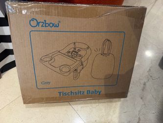 Orzbow Baby Hook-On High Chair Grey
