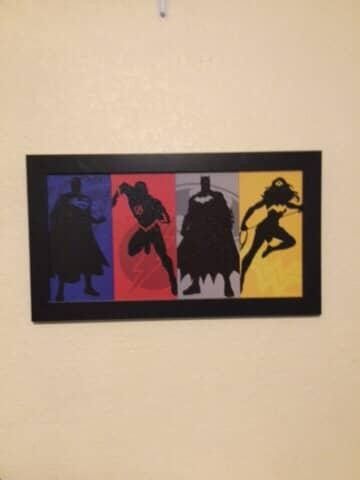 10.47 X 18.43in DC Superhero Wall Sign