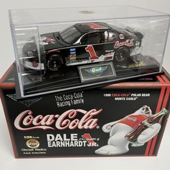 1998 Revel Coca Cola Polar Bear 1:24 Die Cast Dale Earnhardt JR Monte Carlo