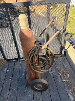 Oxygen/Acetylene Welding Cart with Tank and Hoses