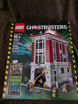 Lego 75827 Ghostbusters Firehouse Headquarters Slimer Stantz Spengler Venkman Zeddemore Dana Ghost Brand New Sealed Retired