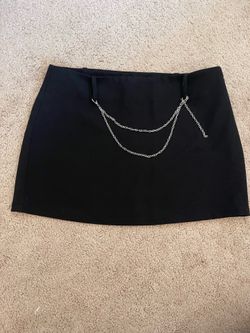 Tiger Mist black mini skirt