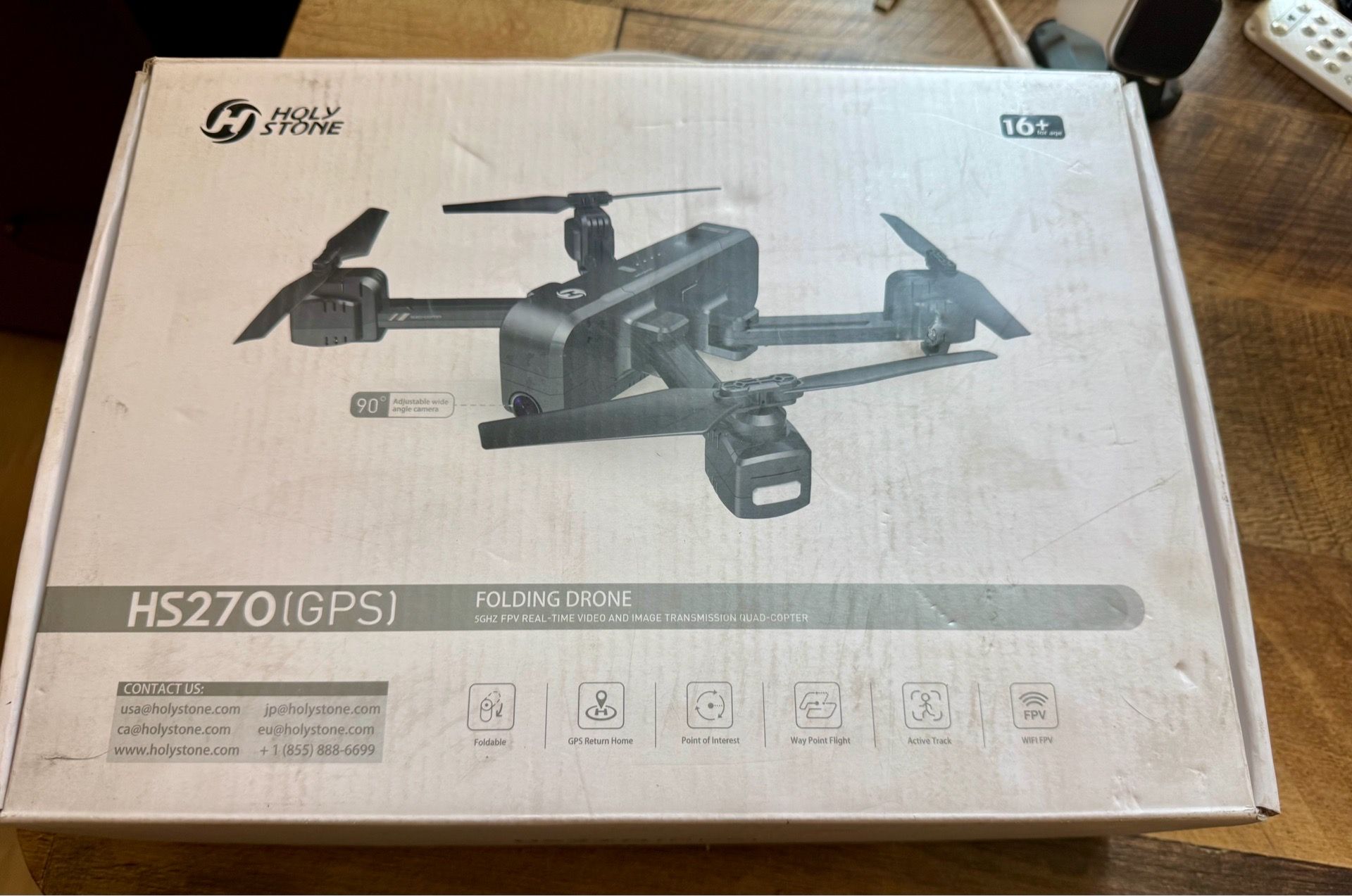 Holy Stone hs270 gps no battery