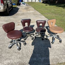 4 Garage/Shop Small Work Stools- Great For Brake Jobs-etc (25 Each Or 80 For All)